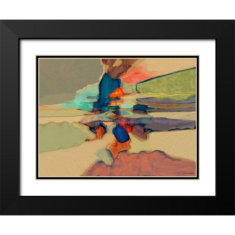 Progression III Black Modern Wood Framed Art Print with Double Matting by Tienhaara, Michael