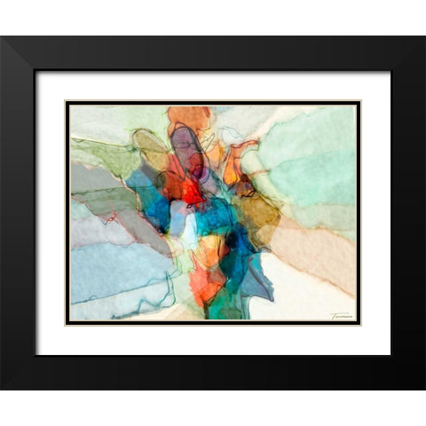 Transformation III Black Modern Wood Framed Art Print with Double Matting by Tienhaara, Michael