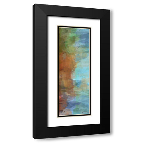Tryptic Visions Right Black Modern Wood Framed Art Print with Double Matting by Tienhaara, Michael