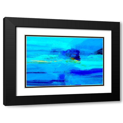 Emanate II Black Modern Wood Framed Art Print with Double Matting by Tienhaara, Michael