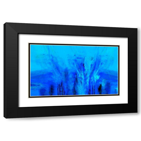 Mood Shift VI Black Modern Wood Framed Art Print with Double Matting by Tienhaara, Michael