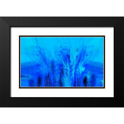 Mood Shift VI Black Modern Wood Framed Art Print with Double Matting by Tienhaara, Michael