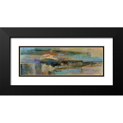 Tuscany IV Black Modern Wood Framed Art Print with Double Matting by Tienhaara, Michael