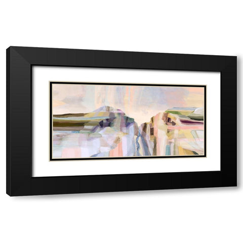 Hilltop Black Modern Wood Framed Art Print with Double Matting by Tienhaara, Michael