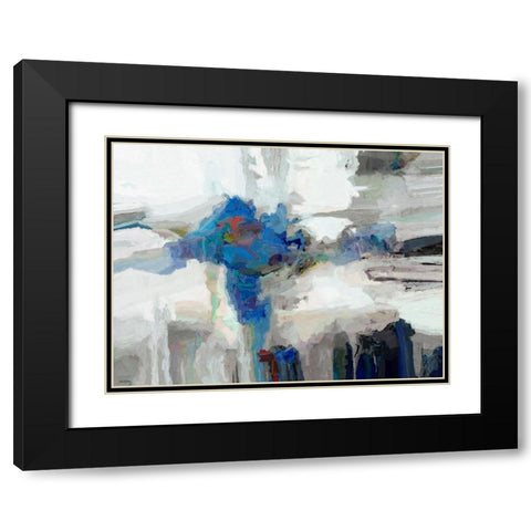 Vigor I Black Modern Wood Framed Art Print with Double Matting by Tienhaara, Michael
