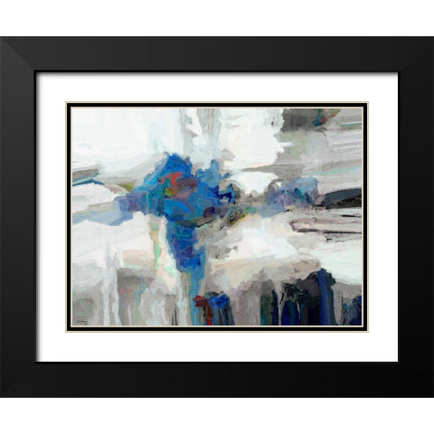 Vigor I Black Modern Wood Framed Art Print with Double Matting by Tienhaara, Michael