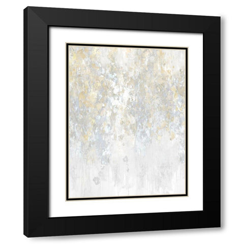 Cascade Neutral Black Modern Wood Framed Art Print with Double Matting by Robbins, Nikki
