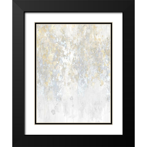 Cascade Neutral Black Modern Wood Framed Art Print with Double Matting by Robbins, Nikki
