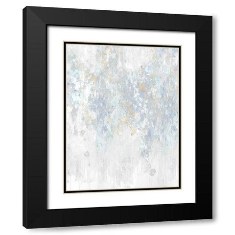 Cascade Suble Black Modern Wood Framed Art Print with Double Matting by Robbins, Nikki