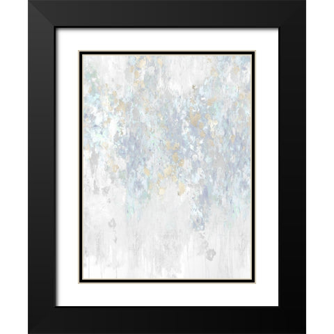 Cascade Suble Black Modern Wood Framed Art Print with Double Matting by Robbins, Nikki