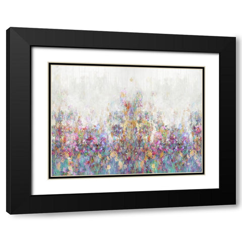 Morning Bloom Black Modern Wood Framed Art Print with Double Matting by Robbins, Nikki