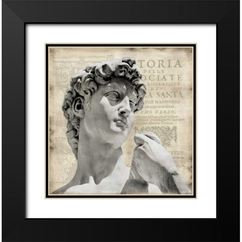 Renaissance II Black Modern Wood Framed Art Print with Double Matting by Jeffries, Oliver