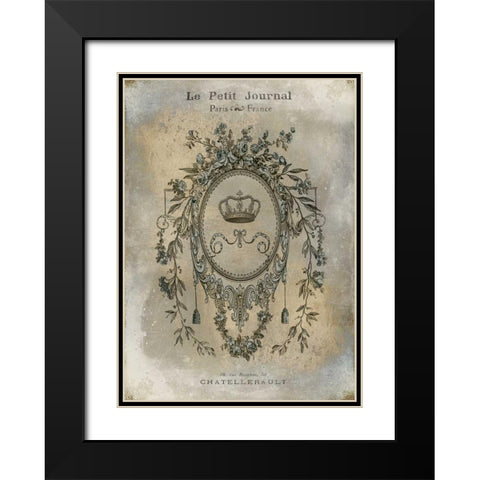 Le Petite Journal Black Modern Wood Framed Art Print with Double Matting by Jeffries, Oliver