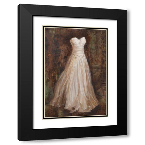 Evening Romance I Black Modern Wood Framed Art Print with Double Matting by Jensen, Philip