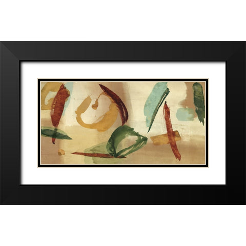 Gestures Black Modern Wood Framed Art Print with Double Matting by Langham, Patrick