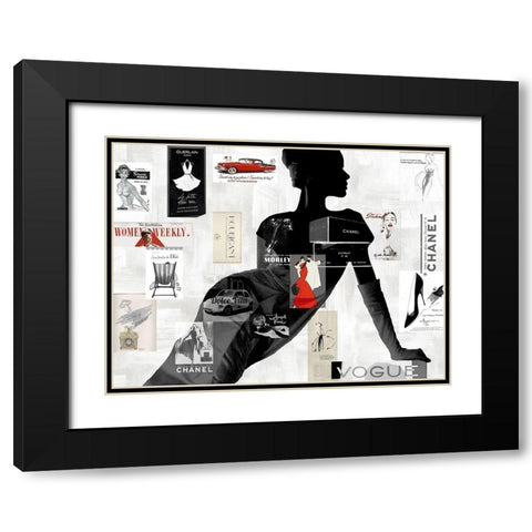 High Fashion I Black Modern Wood Framed Art Print with Double Matting by Pearson, Amanda