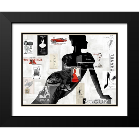 High Fashion I Black Modern Wood Framed Art Print with Double Matting by Pearson, Amanda