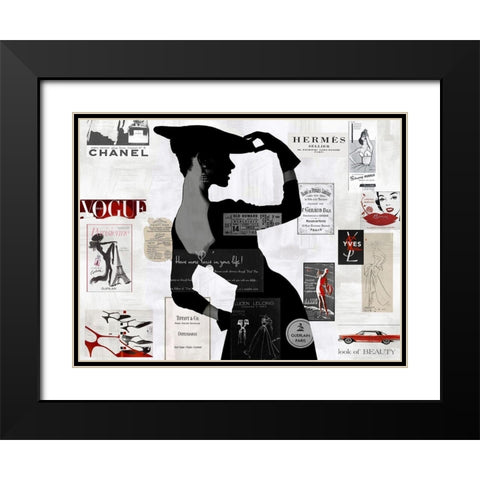 High Fashion II Black Modern Wood Framed Art Print with Double Matting by Pearson, Amanda