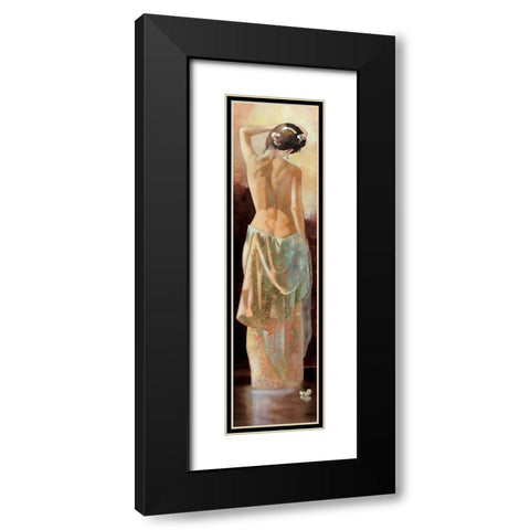 The Yearning Black Modern Wood Framed Art Print with Double Matting by Di Scenza, Ron