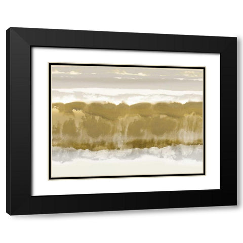 Undertone Black Modern Wood Framed Art Print with Double Matting by Springer, Rachel