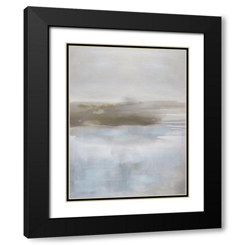 Pause in Neutral Black Modern Wood Framed Art Print with Double Matting by Springer, Rachel