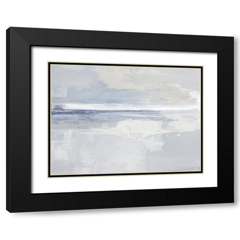 Horizon View II Black Modern Wood Framed Art Print with Double Matting by Springer, Rachel