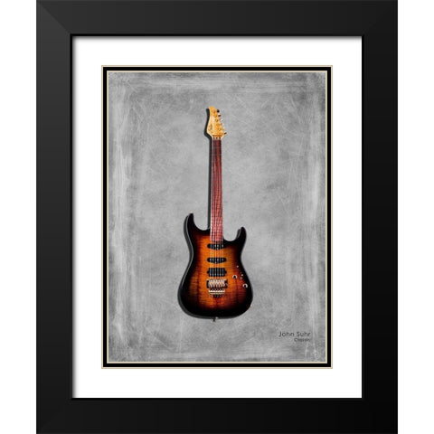Suhr Classic Black Modern Wood Framed Art Print with Double Matting by Rogan, Mark