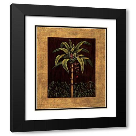 Tropical Paradise II Black Modern Wood Framed Art Print with Double Matting by Blanco, Samuel