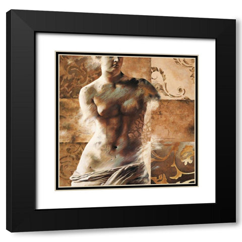 Venus de Milo Black Modern Wood Framed Art Print with Double Matting by Bellaunay, Sylvie