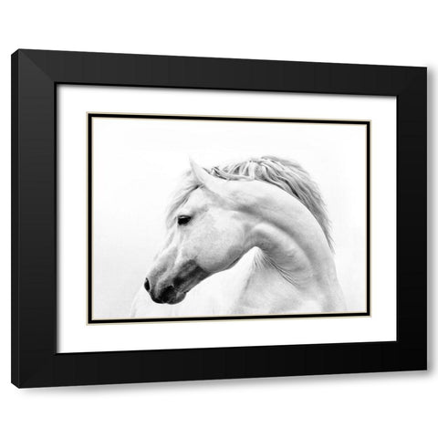 Head Turner Black Modern Wood Framed Art Print with Double Matting by Carter, Samantha