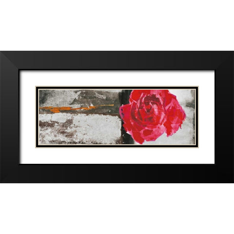 Metallic Pop Flower I Black Modern Wood Framed Art Print with Double Matting by Ward, Sarah