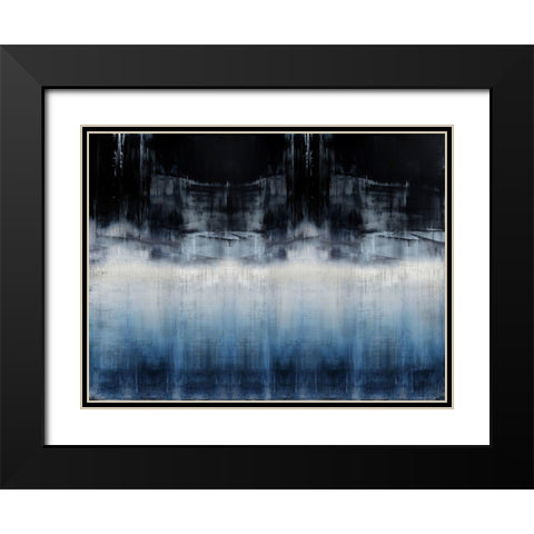 Mysterious I Black Modern Wood Framed Art Print with Double Matting by Hamilton, Taylor