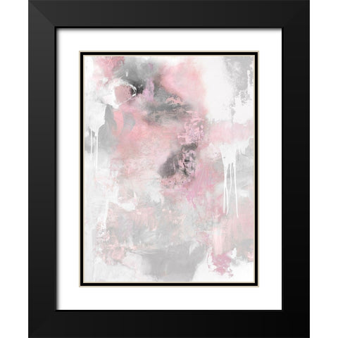 Irresistible Blush I Black Modern Wood Framed Art Print with Double Matting by Bridges, Tate