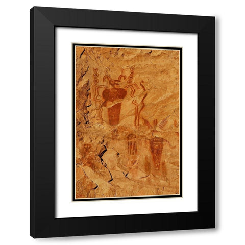 Story Teller Black Modern Wood Framed Art Print with Double Matting by Dawson, Robert
