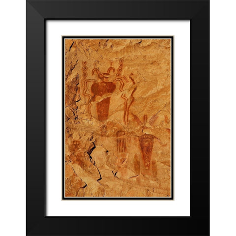 Story Teller Black Modern Wood Framed Art Print with Double Matting by Dawson, Robert