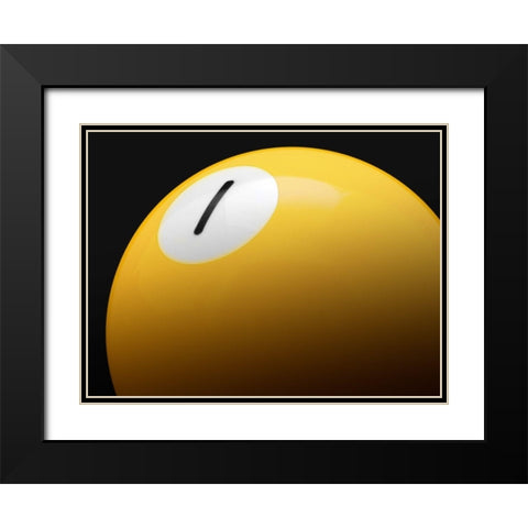 Yellow 1 Black Modern Wood Framed Art Print with Double Matting by Reynolds, Richard