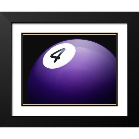 Purple 4 Black Modern Wood Framed Art Print with Double Matting by Reynolds, Richard