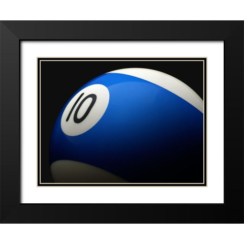 Blue 10 Black Modern Wood Framed Art Print with Double Matting by Reynolds, Richard