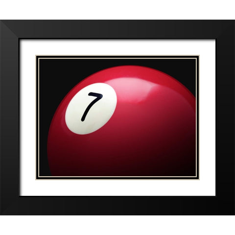 Burgundy 7 Black Modern Wood Framed Art Print with Double Matting by Reynolds, Richard