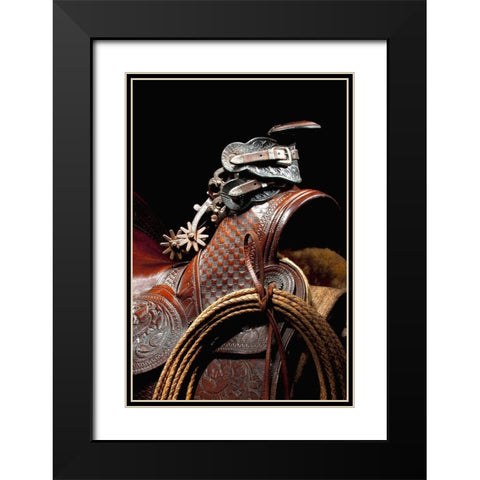 California Spurs Black Modern Wood Framed Art Print with Double Matting by Dawson, Robert
