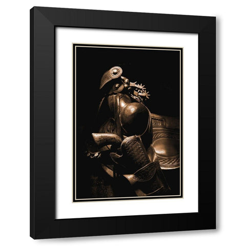 Circa 1902 Black Modern Wood Framed Art Print with Double Matting by Dawson, Robert