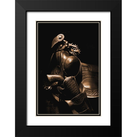 Circa 1902 Black Modern Wood Framed Art Print with Double Matting by Dawson, Robert