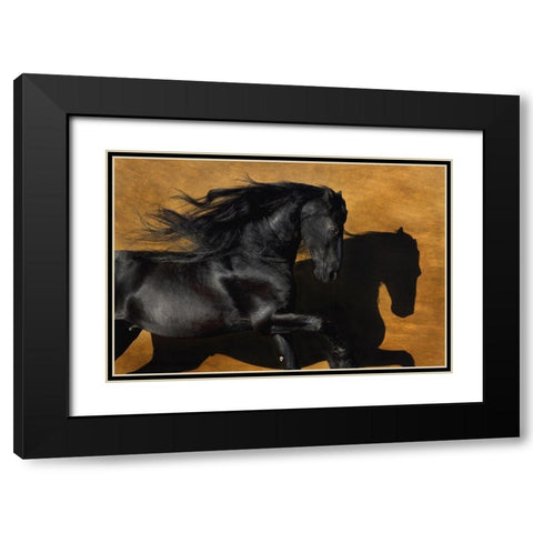 Fabiano I Black Modern Wood Framed Art Print with Double Matting by Dawson, Robert