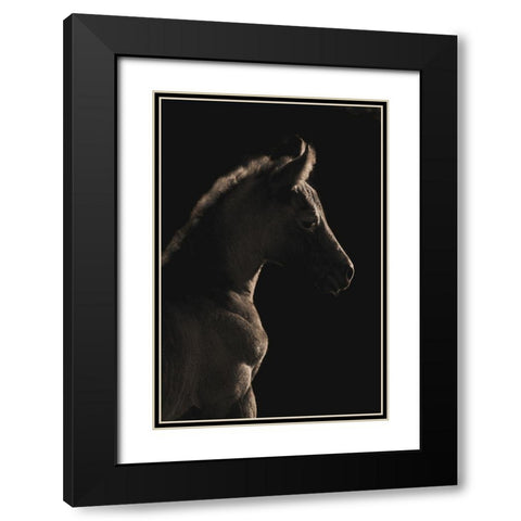 A Moment In Time Black Modern Wood Framed Art Print with Double Matting by Dawson, Robert