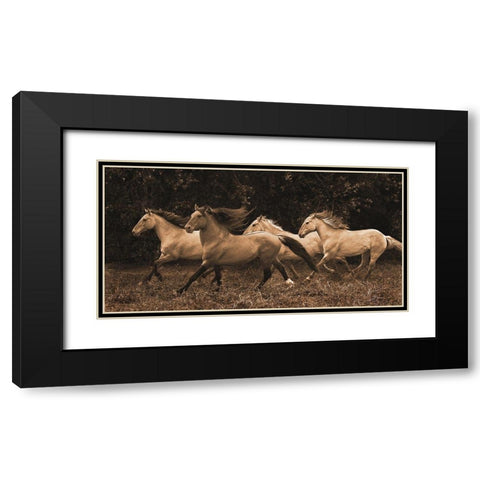 Feeling Good Black Modern Wood Framed Art Print with Double Matting by Dawson, Robert