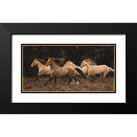 Feeling Good Black Modern Wood Framed Art Print with Double Matting by Dawson, Robert