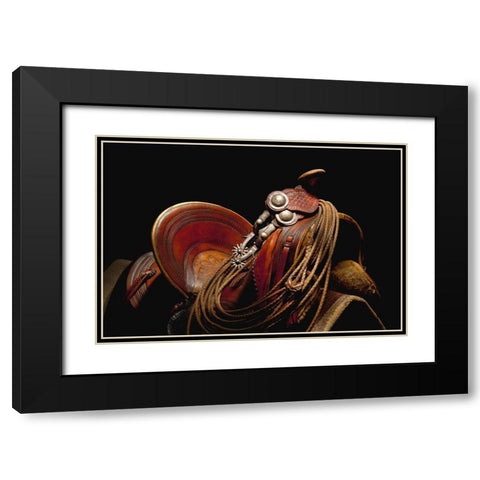 Days Gone By Black Modern Wood Framed Art Print with Double Matting by Dawson, Robert