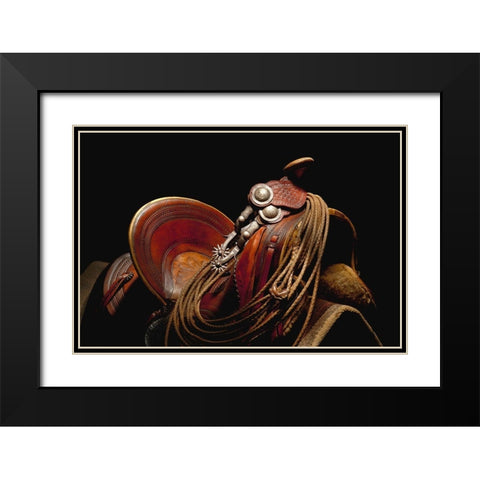 Days Gone By Black Modern Wood Framed Art Print with Double Matting by Dawson, Robert