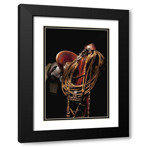 Oregon Gear Black Modern Wood Framed Art Print with Double Matting by Dawson, Robert
