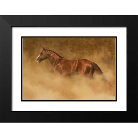 Out of the Dust Black Modern Wood Framed Art Print with Double Matting by Dawson, Robert